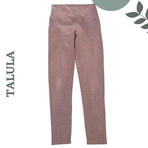 Talula Essentials High Rise Stretch Leggings | Smokey Pink | Stretch | Small